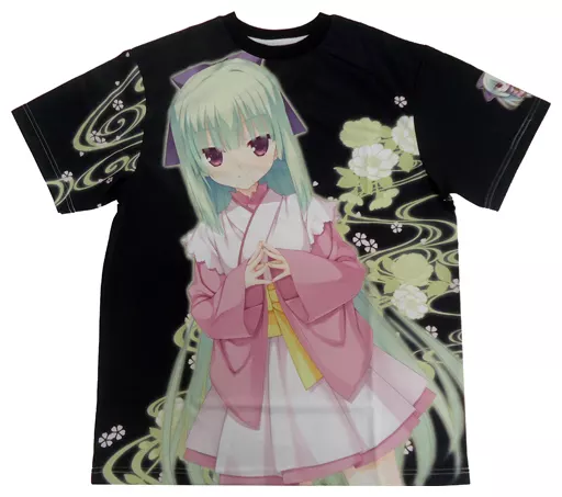 ムラサメ フルプリントパーカー ブラック フリーサイズ 「千恋*万花」 Tシャツ(キャラクター) ムラサメ(ブラックver) フルプリントハイ