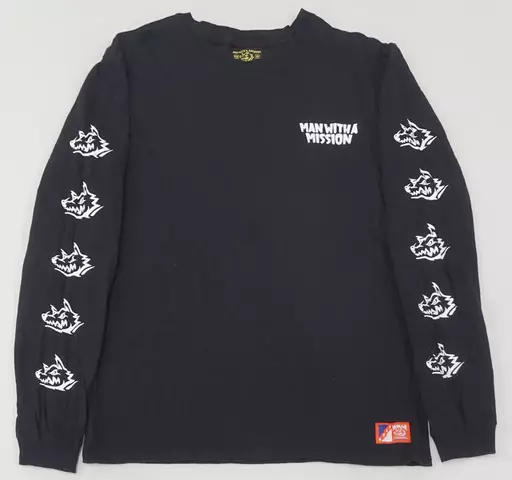 【新品】MAN WITH A MISSION Too many ゴッツ ロンT Too many ゴッツ ロンT（ブラック×ホワイト） - MWAM Web Shop