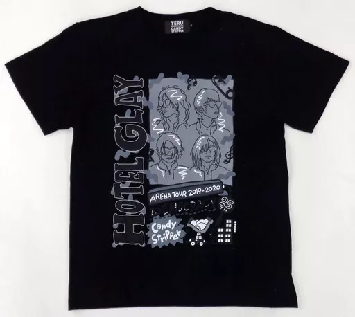 □GLAY TERU×CANDY STRIPPER Tシャツ 赤□