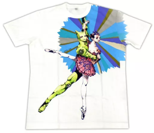 キラークイーン　ダンシング　ジョジョの奇妙な冒険　Tシャツ　荒木飛呂彦　ユニクロ 衣類 キラー・ダンシング・クイーン(荒木飛呂彦デザイン) Tシャツ