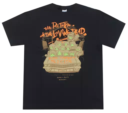 衣類 ROTLD柄 Tシャツ ブラック Mサイズ 「minoriシリーズ