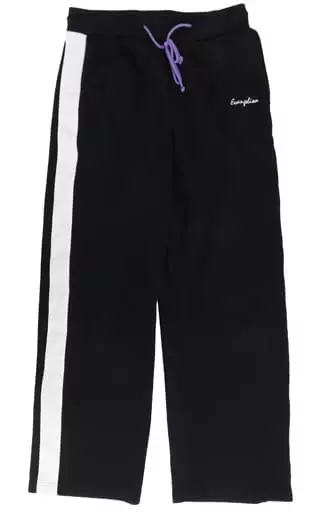 衣類　EVANGELION XIII Nylon Saruel Pants(サルエルパンツ) ブラック×ホワイト レディースサイズ 「エヴァンゲリオン RADIO EVA 664」 EVANGELION XIII Nylon Saruel Pants (Sarouel Pants) Black x
