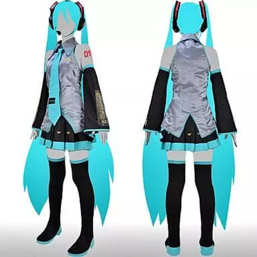 VOCALOID 初音ミク　トラントリップ製　Lサイズ　コスプレ衣装 Clothing [Damaged] Hatsune Miku Costume Set Ladies L Size