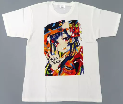 Clothing Mika Pikazo Drawn Illustration T-shirt White BIG Clothing Mika Pikazo Drawn Illustration T-shirt White BIG