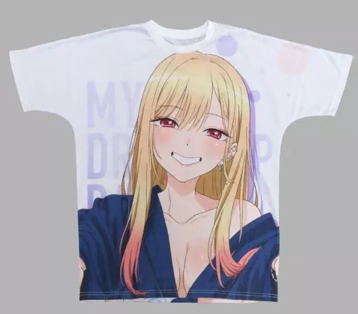 衣類 喜多川海夢(浴衣/描き下ろし夜) フルグラフィックTシャツ ホワイト×パープル フリーサイズ 「その着せ替え人形は恋をする キャラポップストア  ～in the Room～」 | 雑貨・小物 | Suruga-ya.com