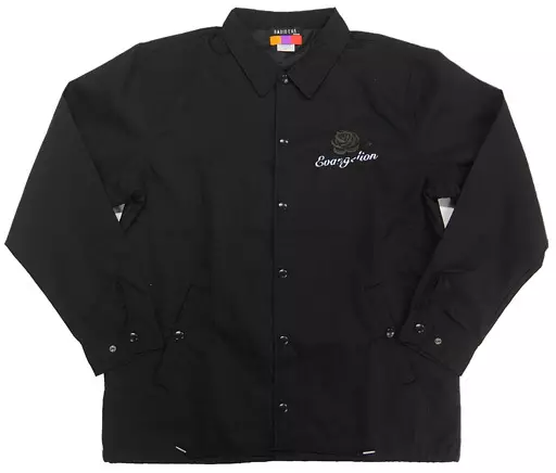 Outerwear EVA-01 Flower Embroidery Coach Jacket Black Edition