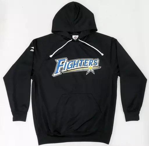 Hokkaido Nippon-Ham Fighters Pull Hoodie Black L Size Fan Club