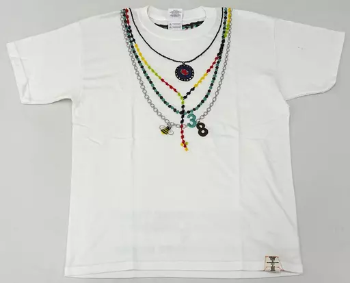 Tシャツ　DREAMS COME TRUE ジュエル刺繍Tシャツ#38 ホワイト SWEETサイズ 「DREAMS COME TRUE WONDERLAND 2011×wmmw」 T-shirt DREAMS COME TRUE Jewel Embroidered T-Shirt #38 White