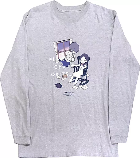 ヨルシカ 夜以外もよく眠るエルマちゃん ロングTシャツ 商品詳細ページ | ヨルシカ official store | suisデザイン「夜