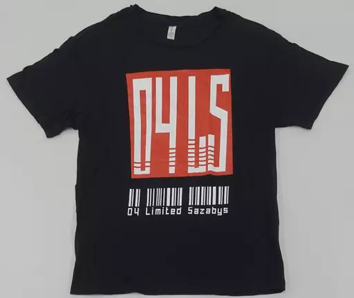 Tシャツ 04 Limited Sazabys バーコードTシャツ ブラック Mサイズ