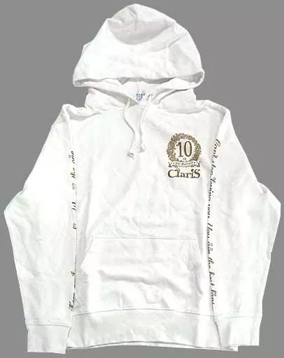ClariS フーディー アウターウェア ClariS フーディー(パーカー) ホワイト Lサイズ