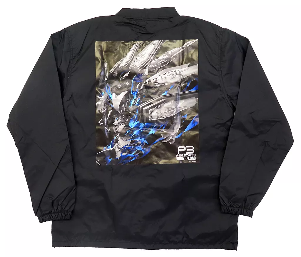 ペルソナ3リロード P3R コーチジャケット Lサイズ 新品未開封 Outerwear Package Illustration Coach Jacket Black L Size 