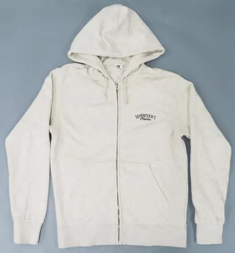 Outerwear [Single Item] SEVENTEEN ZIP-UP HOODIE White M-Size