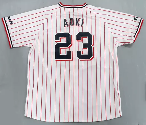 Tokyo Yakult Swallows Aoki ユニフォーム 23 Norichika Aoki #23 (Tokyo Yakult Swallows) 2017 Replica