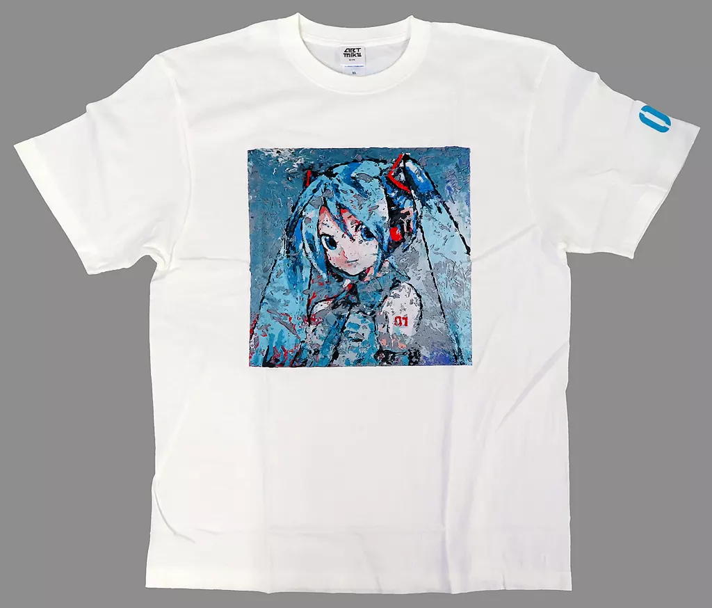 Tシャツ 初音ミク Tシャツ 仲 衿香 ホワイト XLサイズ