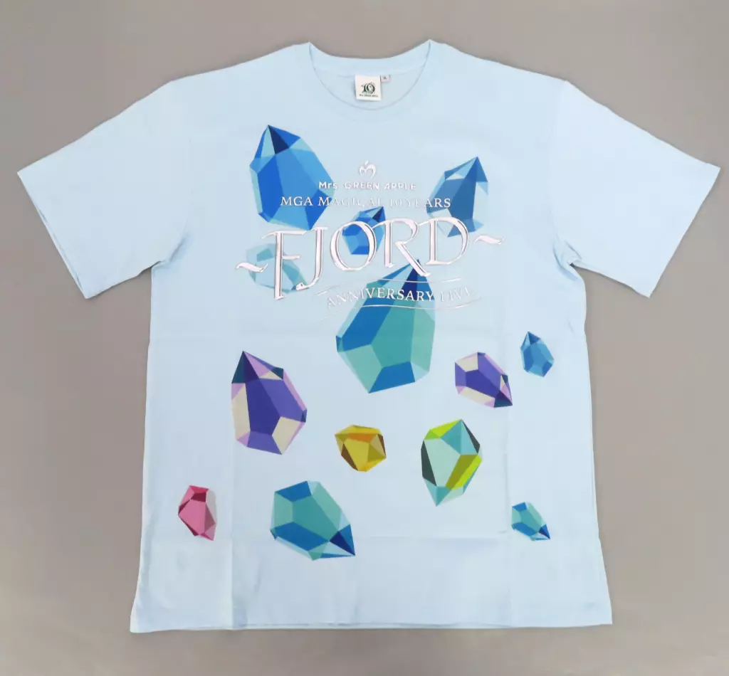 Tシャツ Mrs. GREEN APPLE クリスタルTシャツ ライトブルー Mサイズ