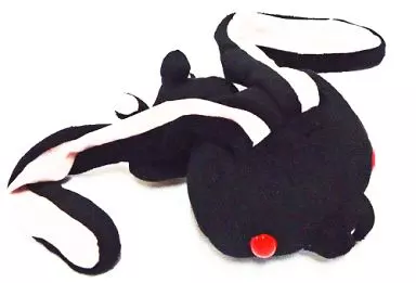 General-Purpose Black Sleeping General-Purpose Rabbit Plush toy 