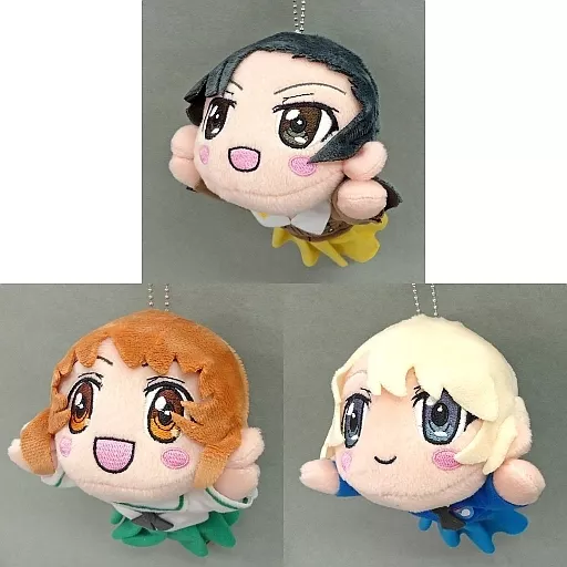 隊長大集合vol.3♦︎西住みほ ダージリン 西絹代♦︎寝そべりぬいぐるみ♦︎ガルパン ぬいぐるみ 全3種セット 寝そべりぬいぐるみ”隊長大集合”Vol.3