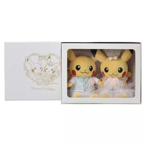 Plush toy Pair Pikachu Precious Wedding Plush toy 