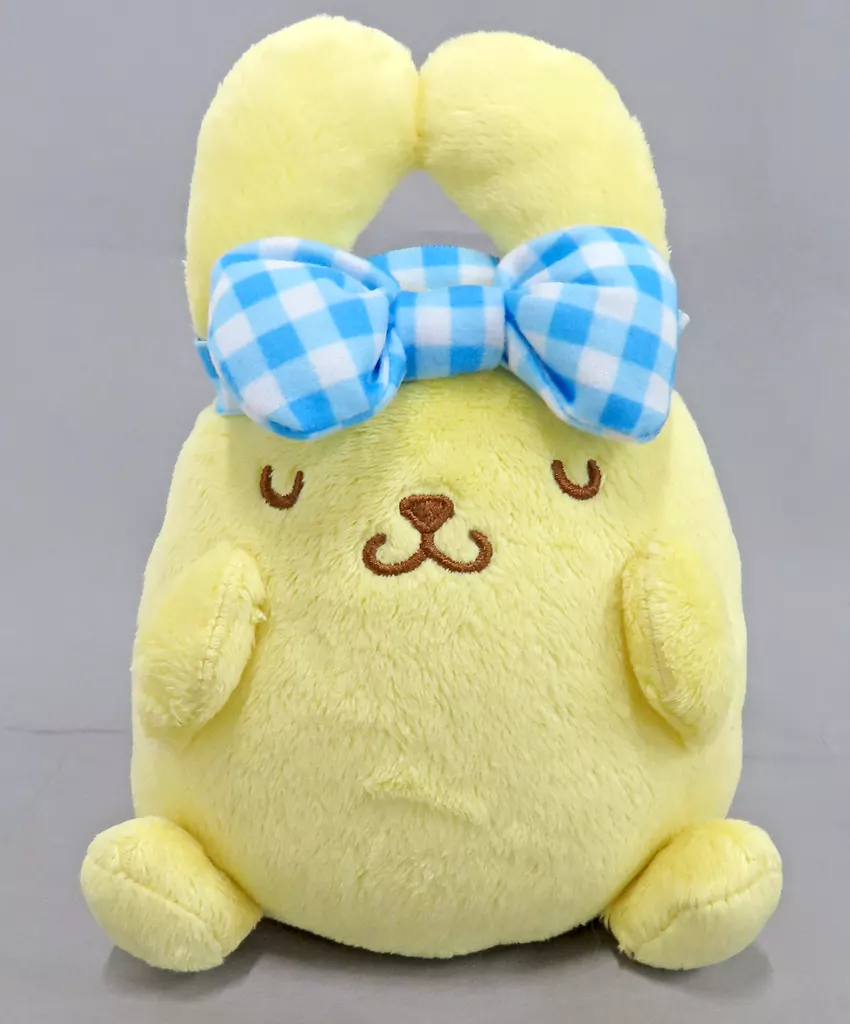 公式通販 - 人気アイテム多数 ぬいぐるみ ポムポムプリン(水色リボン) みみむすびぬいぐるみ ポムポムプリン