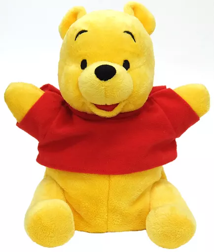 【美品】Pooh hand puppet プーさん　ハンドパペット　ぬいぐるみ Winnie the Pooh hand puppet 