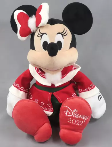 Damaged Item Minnie Mouse Holiday Plush toy Disney Christmas 2022 Tokyo Disney Resort limited Toy Hobby Suruga ya