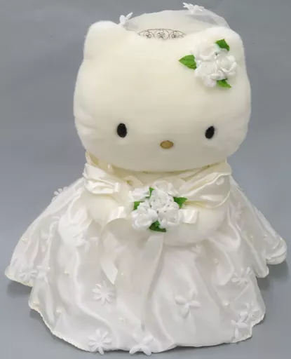 最も優遇 Kitty Hello Item] Damaged (Tiara) toy (Plush Doll Wedding ぬいぐるみ