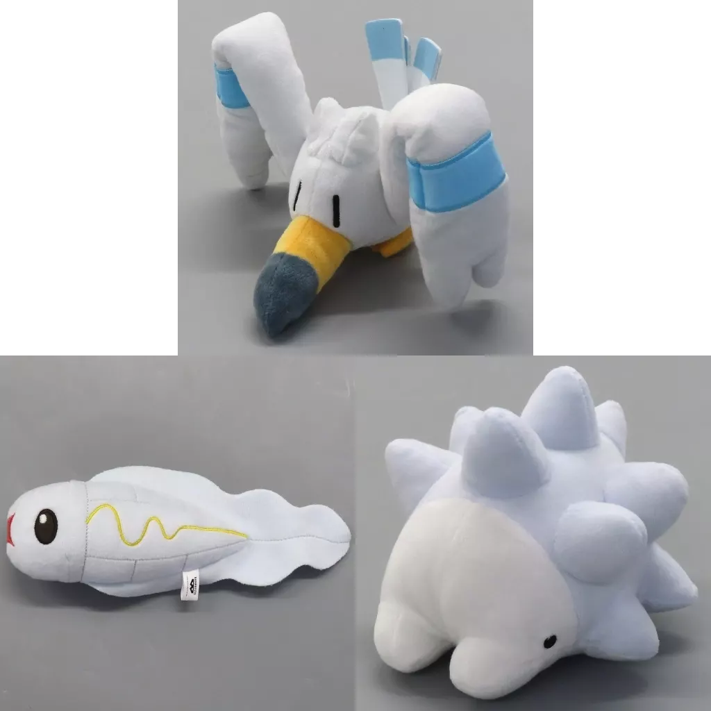 中古ぬいぐるみ 全3種セット カラーセレクションぬいぐるみ～white  