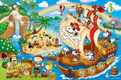 Puzzle Pirate Snoopy's Great Adventure 