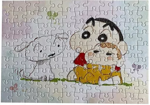 シンちゃん Puzzle SHINNOSUKE, SUNFLOWER AND SHIRO 