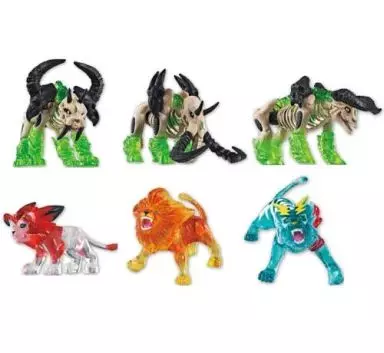 Set of 6 Kinds 「 Hyakuju Taisen Great Animal Kaiser Tojuroku