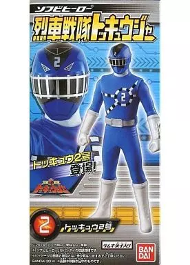 食玩 トレーディングフィギュア トッキュウ2号 「ソフビヒーロー 烈車