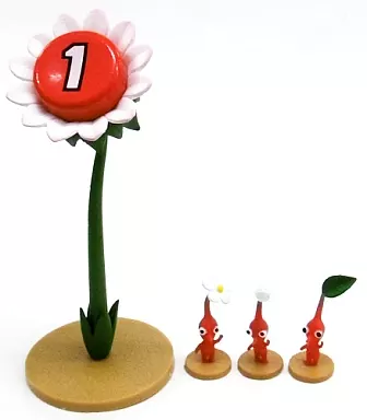 ピクミン2 コレクションフィギュア3 ペレット草 赤 ピクミン赤3体セット
