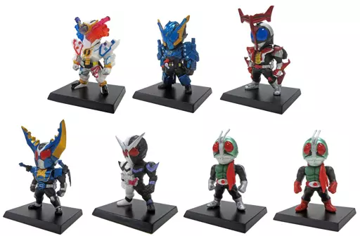 CONVERGE KAMEN RIDER 11 七種 Food toy trading figure 7-Type Set