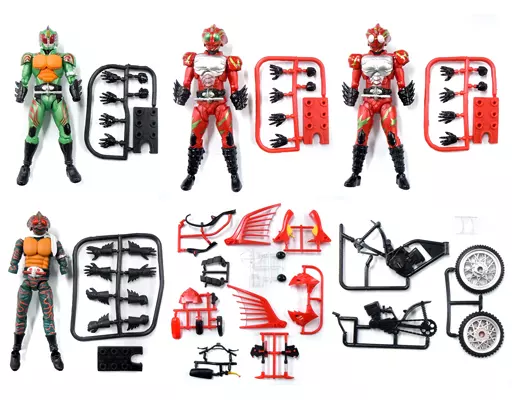 SHODO-X9　6種セット SHODO-X 仮面ライダー6①～⑥9種セット（食玩〉SHODO-X 仮面