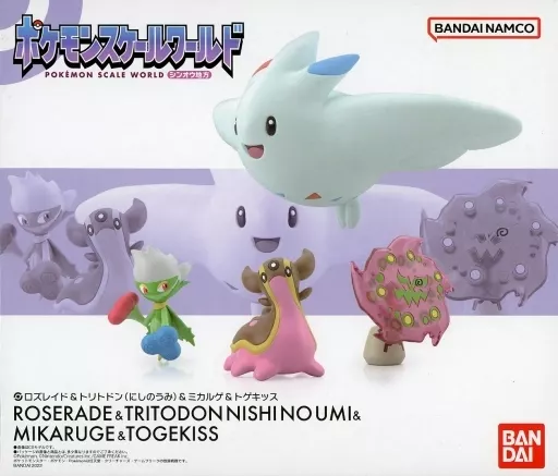 食玩　トレーディングフィギュア　ポケモンスケールワールド シンオウ地方 ロズレイド＆トリトドン(にしのうみ)＆ミカルゲ＆トゲキッス プレミアムバンダイ限定 食玩 トレーディングフィギュア ポケモンスケールワールド