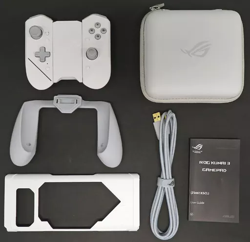 スマホアクセサリー ASUS ROG Kunai 3 Gamepad Asus ROG Kunai 3 white ROG Phone 6 for ZenFone at
