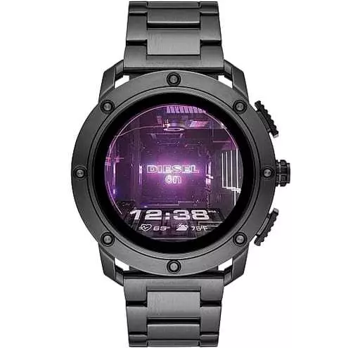 スマートウォッチ　DIESEL ON AXIAL SMARTWATCH DW10D1 (ガンメタル/ガンメタル) [DZT2017] (状態：箱欠品/充電ケーブル状態難) Smartwatch DIESEL ON AXIAL SMARTWATCH DW10D1 (GUNMETAL