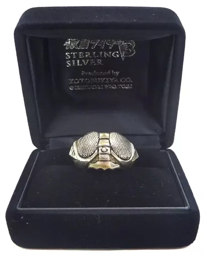 Kamen Rider V3 Silver Ring Collection SV925 made L size 