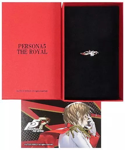 銀製品・指輪・アクセサリー(キャラクター)　明智吾郎 モチーフシルバーリング 11号 「ペルソナ5 ザ・ロイヤル リミテッドショップ in マルイ」 Goro Akechi Motif Silver Ring No. 11 