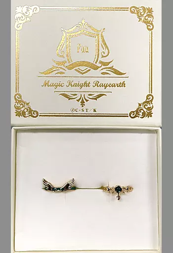 銀製品・指輪・アクセサリー(キャラクター)　鳳凰寺風 2連リング フリーサイズ 「魔法騎士レイアース」 銀製品・指輪・アクセサリー(キャラクター) 鳳凰寺風 2連リング