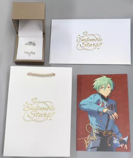 銀製品・指輪・アクセサリー(キャラクター)　[イラストカード・ショッパー欠品] 瀬名泉 誓約リング(ゴールド) 13号 「あんさんぶるスターズ!」 中国限定 銀製品・指輪・アクセサリー(キャラクター) [イラストカード