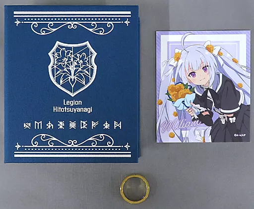 銀製品・指輪・アクセサリー(キャラクター)　ミリアム・ヒルデガルド・v・グロピウス モチーフリング 21号 「アサルトリリィ BOUQUET」 銀製品・指輪・アクセサリー(キャラクター) ミリアム