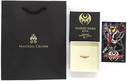 銀製品・指輪・アクセサリー　仮面ライダーキバ エンペラ-フォーム イメージリング 7号 「仮面ライダーキバ×MATERIAL CROWN」 銀製品・指輪・アクセサリー 仮面ライダーキバ エンペラ