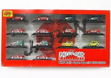 WRC ラリージャパン　ミニカー　　2004 2005 未開封長期保管品 Minicar 1/64 WRC Rally Japan Special 2004-2005 (16-car set
