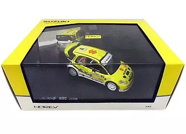 スズキ SX4 2008 WRC ミニカー レース番号12 ミニカー 1/43 スズキ SX4 WRC 2008 Shell #12(イエロー