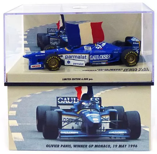 1/43 LIGIER MUGEN HONDA JS 43 WINNER GP MONACO 1996 GAULOISE #9