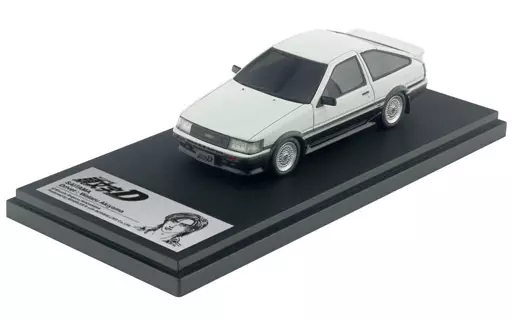 Minicar 1/43 Wataru Akiyama AE86 Levin Turbo (White Minicar 1/43 Wataru Akiyama AE86 Levin Turbo (White