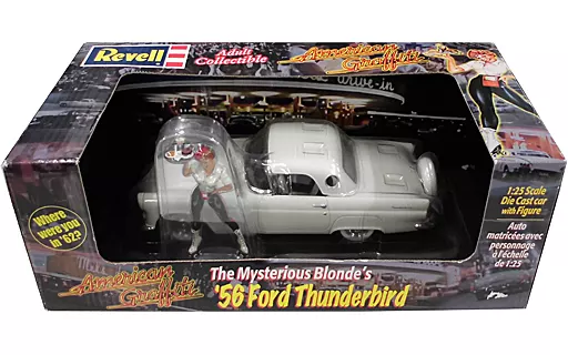アメリカングラフィティ レベル 56サンダーバード with フィギア 1:25