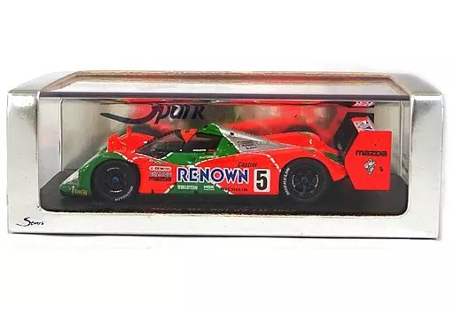 ミニカー　1/43 Mazda MX-R01 n 5 LM 1992 RENOWN #5(オレンジ×グリーン) [S0798] Minicar 1/43 Mazda MX-R01 n 5 lm 1992 REKNOWN #5 (Orange x